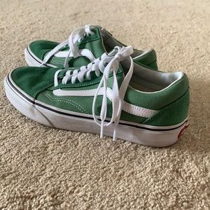 GREEN OLDSKOOL VANS WMN 8.0 MEN 6.5